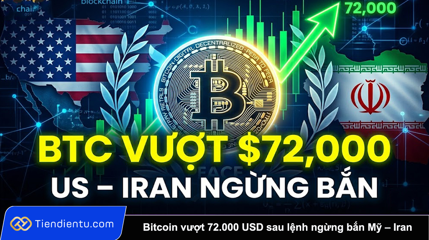 Bitcoin vuot 72000 USD sau lenh ngung ban My – Iran