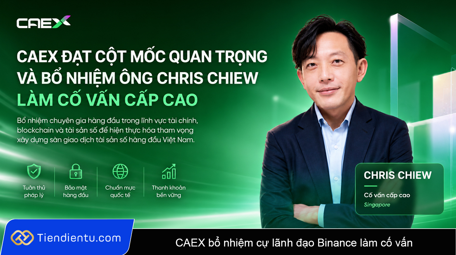 CAEX bo nhiem cu lanh dao Binance lam co van