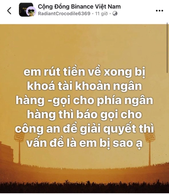 Thực hư câu chuyện tài khoản ngân hàng bị khóa vì nhận tiền crypto