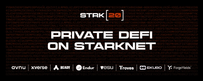 Starknet ra mắt STRK20: Bất kỳ token ERC-20 nào cũng có thể giao dịch riêng tư 1 Starknet vừa chính thức giới thiệu STRK20