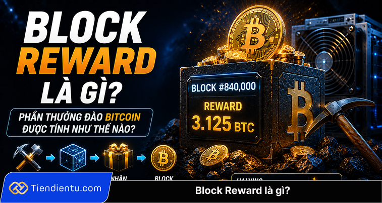 Block Reward là gì? Phần thưởng đào Bitcoin được tính như thế nào?