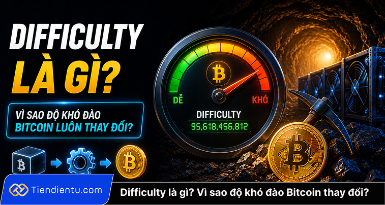 Mining Difficulty là gì? Vì sao độ khó đào Bitcoin luôn thay đổi?
