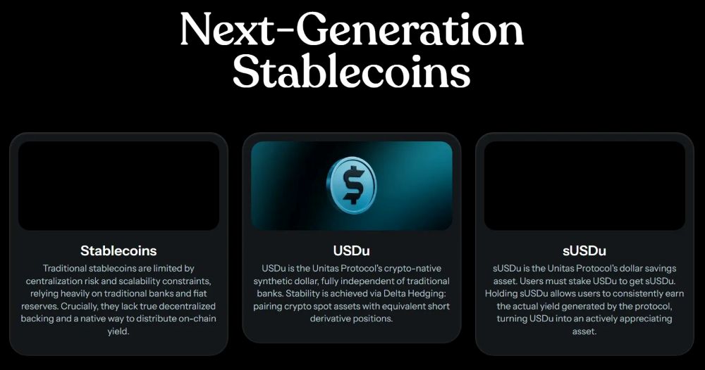 Unitas (UP) là gì? Giao thức tạo lợi suất cho stablecoin 2 Điểm nổi bật của Unitas